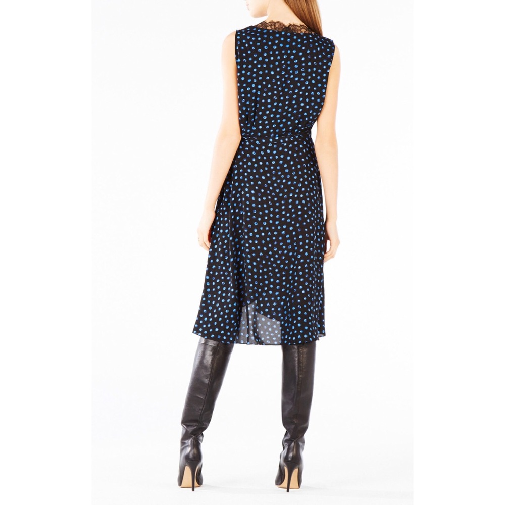 BCBGMaxAzria sheer tunic wrap dress - Picture 2 of 3